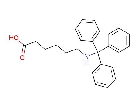 Molecular Structure of 5612-13-5 (Hexanoic acid, 6-[(triphenylmethyl)amino]-)