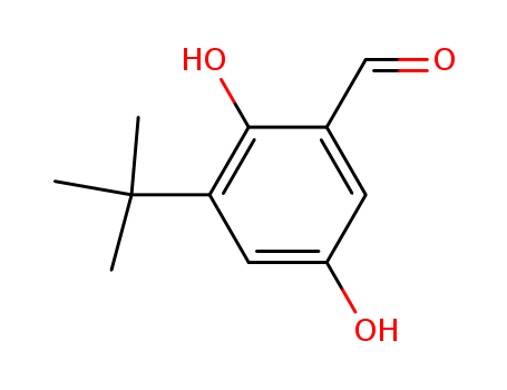 Benzaldehyde, 3-(1,1-dimethylethyl)-2,5-dihydroxy-