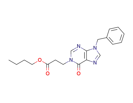 9-Benzyl-1-[2-(butoxycarbonyl)ethyl]hypoxanthine