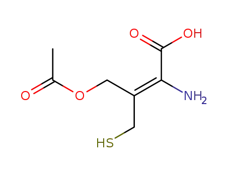 (Z)-4-Acetoxy-2-amino-3-mercaptomethyl-but-2-enoic acid