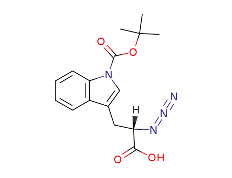 (S)-2-azido-3-(1-(tert-butoxycarbonyl)-1H-indol-3-yl)propanoic acid