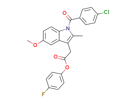 [1-(4-chloro-benzoyl)-5-methoxy-2-methyl-1H-indol-3-yl]-acetic acid 4-fluoro-phenyl ester