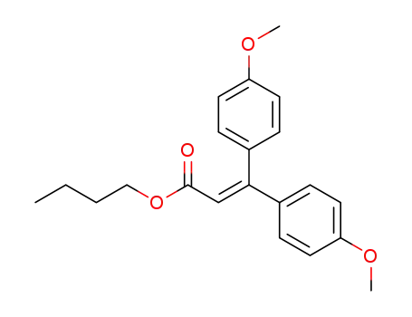 n-butyl β,β-di(4-methoxyphenyl)acrylate