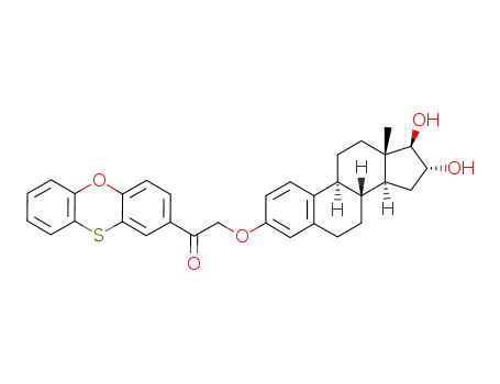 estriol 3-(2-α-acetylphenoxathiin) ether