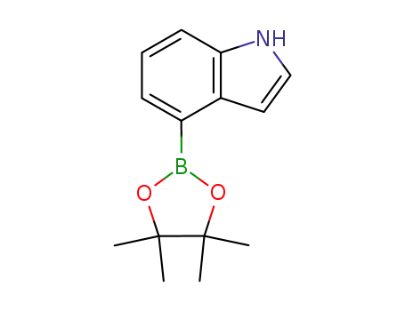 Molecular Structure of 388116-27-6 (Indole-4-boronic acid pinacol ester)