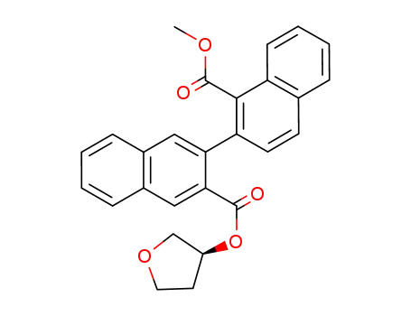 [2,2']Binaphthalenyl-1,3'-dicarboxylic acid 1-methyl ester 3'-(S)-(tetrahydro-furan-3-yl) ester