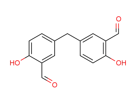 Molecular Structure of 3046-82-0 (Benzaldehyde, 3,3'-methylenebis[6-hydroxy-)