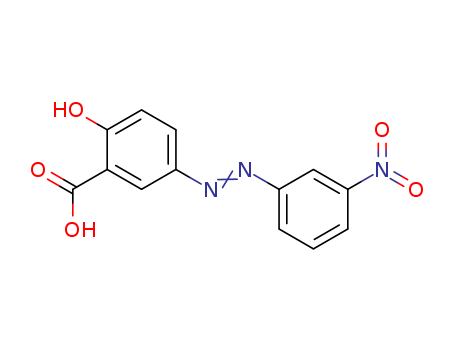 Benzoic acid,2-hydroxy-5-[2-(3-nitrophenyl)diazenyl]- cas  6283-26-7