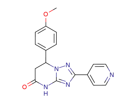 7-(4-methoxy-phenyl)-2-pyridin-4-yl-6,7-dihydro-4H-[1,2,4]triazolo[1,5-a]pyrimidin-5-one
