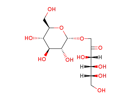Molecular Structure of 51411-23-5 (D-Fructose, 1-O-a-D-glucopyranosyl-)