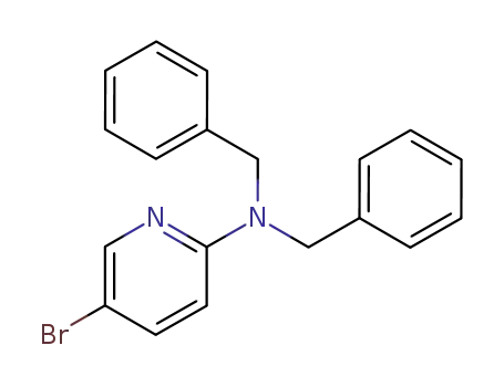 Molecular Structure of 664988-25-4 (5-bromo-2-(dibenzylamino)pyridine)
