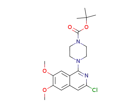 4-(3-chloro-6,7-dimethoxy-1-isoquinolyl)-1-piperazinecarboxylic acid tert-butyl ester