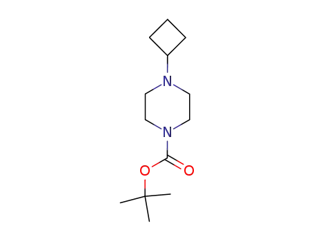 Molecular Structure of 485798-62-7 (tert-Butyl 4-cyclobutylpiperazine-1-carboxylate)