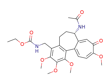 ethyl {[(7S)-7-(acetylamino)-5,6,7,9-tetrahydro-1,2,3,10-tetramethoxy-9-oxobenzo[a]heptalen-4-yl]methyl}carbamate