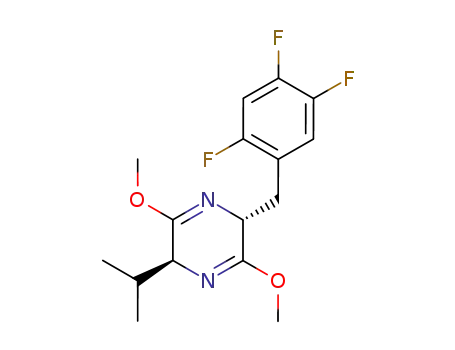 (2S,5R)-2,5-dihydro-3,6-dimethoxy-2-isopropyl-5-(2',4',5'-trifluorobenzyl)-pyrazine