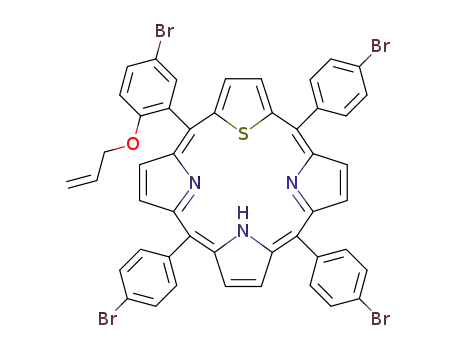 5-(2-allyloxy-5-bromophenyl)-10,15,20-tri(4-bromophenyl)-21-thiaporphyrin