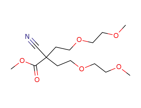 methyl 2-cyano-4-(2-methoxyethoxy)-2-[2-(2-methoxyethoxy)ethyl]butanoate