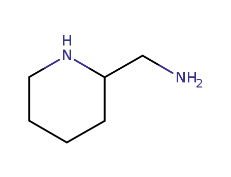 Molecular Structure of 22990-77-8 (2-PIPERIDYLMETHYLAMINE)