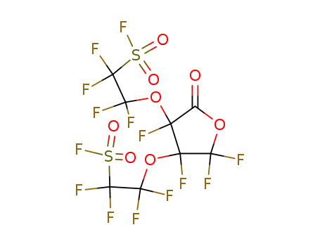 1,1,2,2-tetrafluoro-2-[2,2,3,4-tetrafluoro-5-oxo-4-(1,1,2,2-tetrafluoro-2-fluorosulfonyl-ethoxy)-tetrahydro-furan-3-yloxy]-ethanesulfonyl fluoride