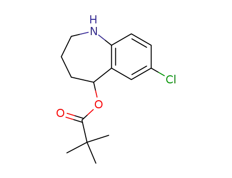 2,2-dimethylpropionic acid 7-chloro-2,3,4,5-tetrahydro-1H-benzo[b]azepin-5-yl ester