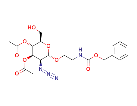 2-(benzyloxycarbonyl)aminoethyl 3,4-di-O-acetyl-2-azido-2-deoxy-α-D-mannopyranoside