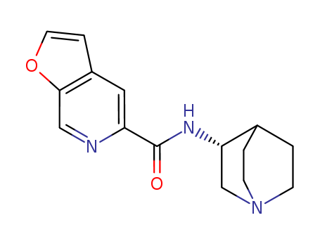 N-(3R)-1-Azabicyclo[2.2.2]oct-3-yl-furo[2,3-c]pyridine-5-carboxamide hydrochloride