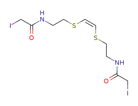 2-iodo-N-(2-{2-[2-(2-iodo-acetylamino)-ethylsulfanyl]vinylsulfanyl}-ethyl)-acetamide