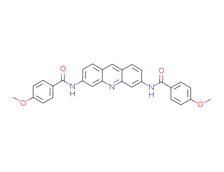 4-methoxy-N-[6-(4-methoxybenzoylamino)acridin-3-yl]benzamide