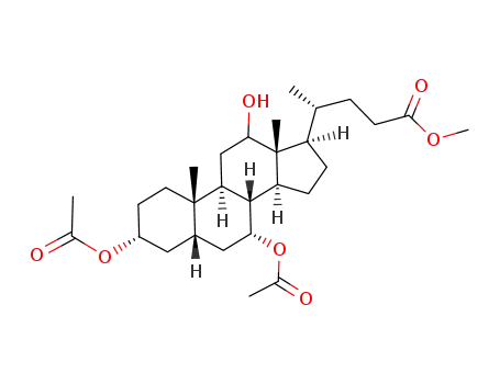 methyl 3α,7α-diacetoxy-12-hydroxycholanate