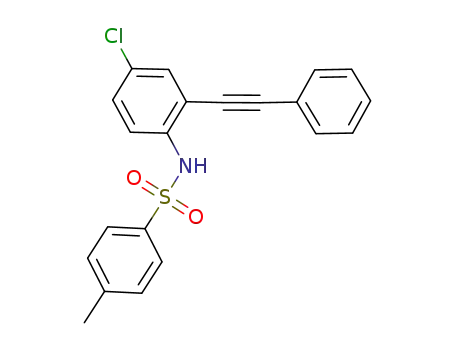 4-methyl-N-(4-chloro-2-phenylethynyl-phenyl)-benzenesulfonamide