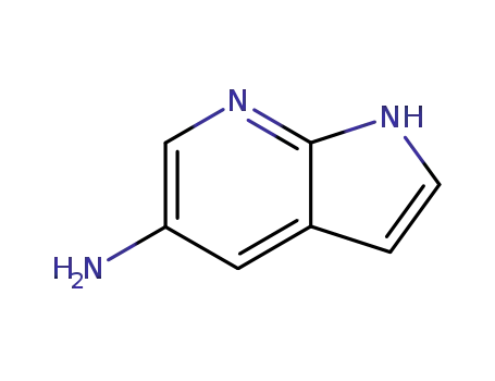 Molecular Structure of 100960-07-4 (1H-Pyrrolo[2,3-b]pyridin-5-ylamine)