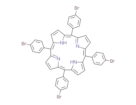 Molecular Structure of 29162-73-0 (meso-Tetra (p-bromophenyl) porphine)