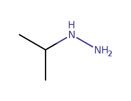 Molecular Structure of 2257-52-5 (1-ISOPROPYLHYDRAZINE)