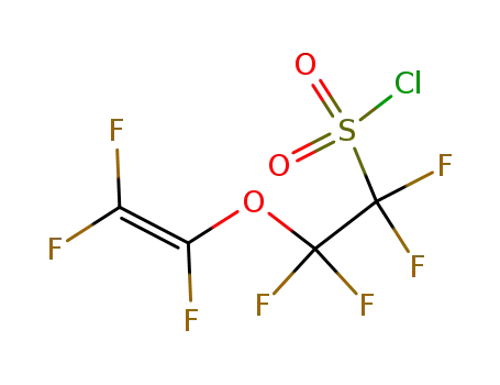 Molecular Structure of 27009-57-0 (Ethanesulfonyl chloride, 1,1,2,2-tetrafluoro-2-[(trifluoroethenyl)oxy]-)