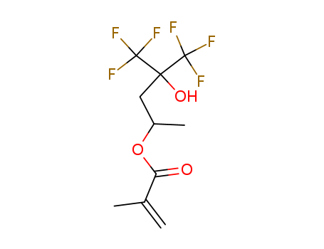 2-Propenoic acid, 2-methyl-,
4,4,4-trifluoro-3-hydroxy-1-methyl-3-(trifluoromethyl)butyl ester(630414-85-6)