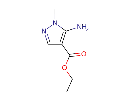 Molecular Structure of 31037-02-2 (ETHYL 5-AMINO-1-METHYLPYRAZOLE-4-CARBOXYLATE)