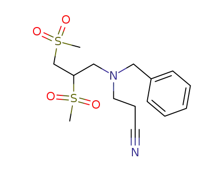 N-Benzyl-N-(2-cyanoethyl)-2,3-dimethanesulfonylpropylamine