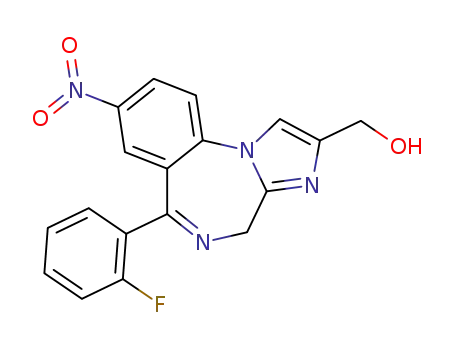 6-(2-Fluorophenyl)-8-nitro-4H-imidazo[1,2-a][1,4]benzodiazepine-2 methanol