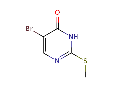 2-methylsulfanyl-5-bromopyrimidin-4-one