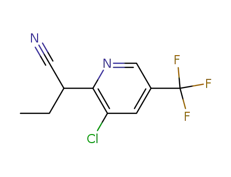 2-[3-chloro-5-(trifluoromethyl)-2-pyridinyl]butanenitrile