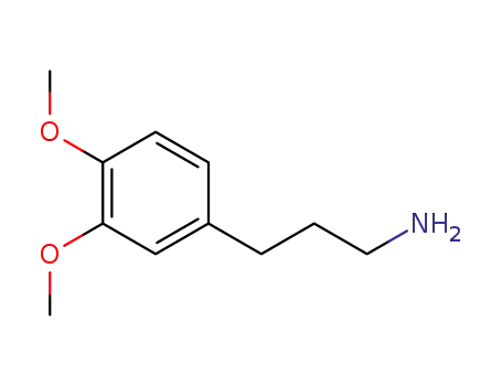Molecular Structure of 14773-42-3 (3-(3,4-DIMETHOXY-PHENYL)-PROPYLAMINE)