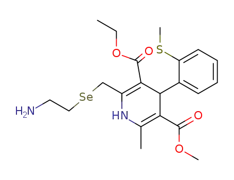 2-(2-aminoethyl)-selenylmethyl-3-carboethoxy-5-carbomethoxy-4-(o-methylthiophenyl)-6-methyl-1,4-dihydropyridine
