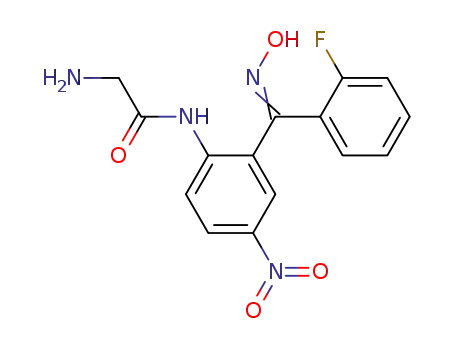 2-amino-2'-[o-fluoro-α-(hydroxylimino)benzyl]-4'-nitro-acetanilide