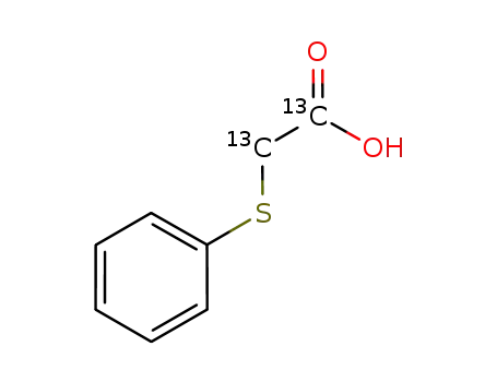 2-(phenylthio)[1,2-13C2]acetic acid