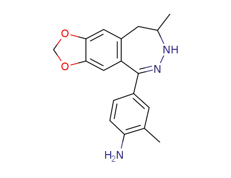 (+/-)-5-(4-amino-3-methylphenyl)-8-methyl-8,9-dihydro-7H-1,3-dioxolo[4,5-h][2,3]benzodiazepine