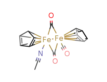 (acetonitrile)tri(carbonyl)bis(η-cyclopentadienyl)diiron