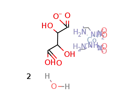 (-)589-(.LAMDA.,.lamda.,.lamda.)-cis-bis(ethylenediamine)dinitrocobalt(III) hydrogen (+)tartrate dihydrate