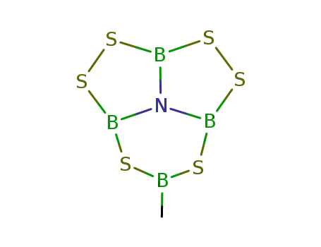 9-methyl-2,3,5,6,8,10-hexathia-11-aza-1,4,7,9-tetraboratricyclo{6.2.1.0(1,11)}undecane