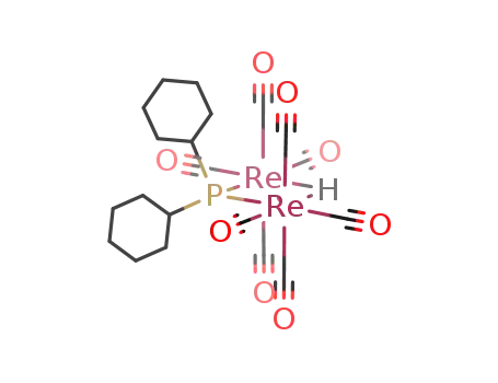 mu-hydrido-mu-dicyclohexyl-phosphido-octacarbonyl-dirhenium