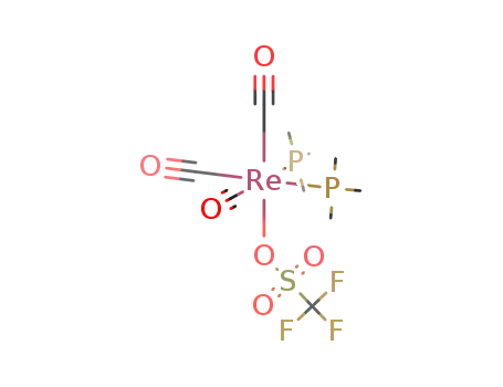 (CO)3{P(CH3)3}2Re(OSO2CF3)